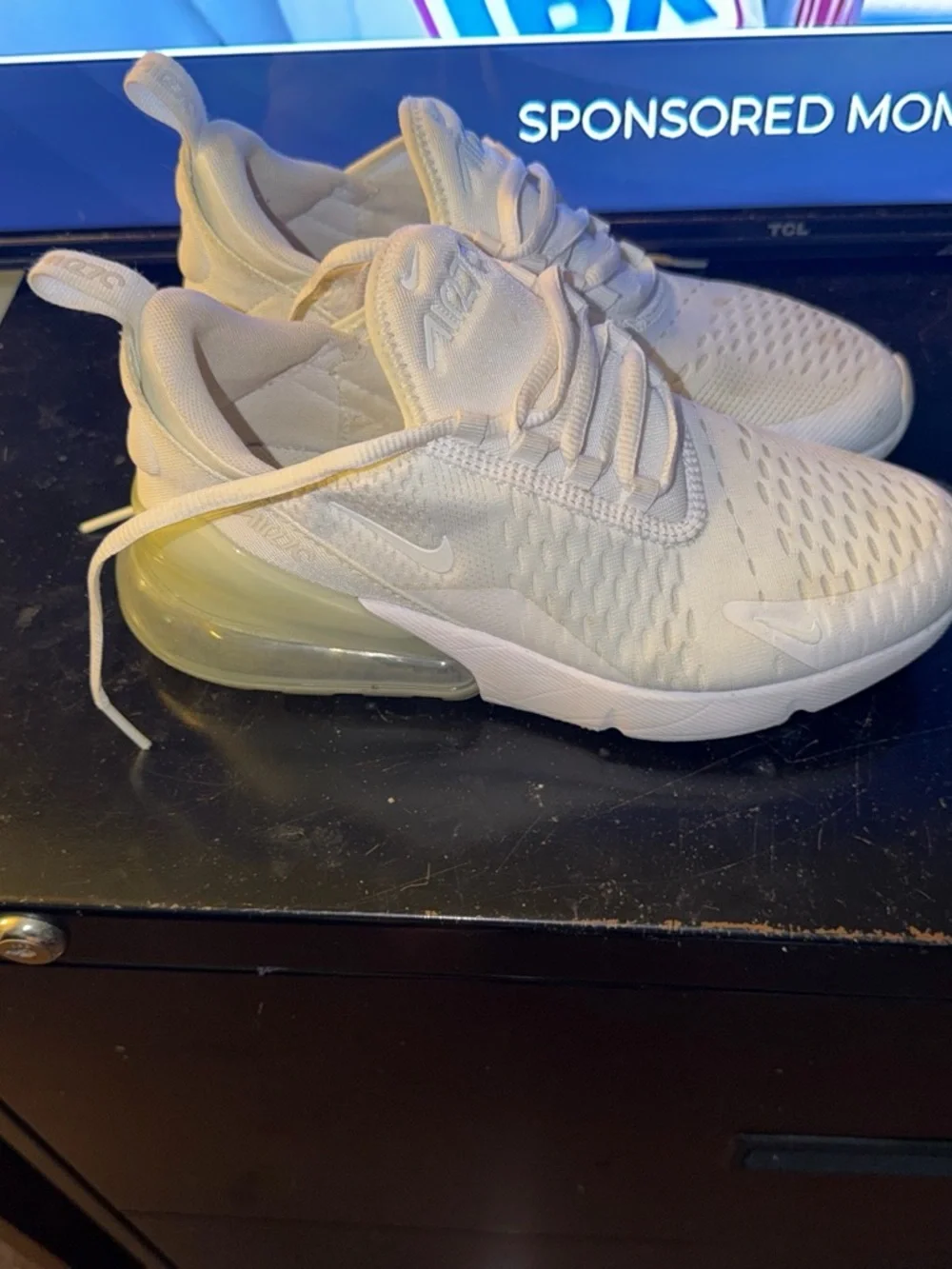 Nike Kids White Air270 Lightweight Sneakers